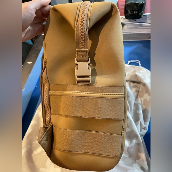 Dagne Dover Indi Diaper Backpack Medium in Camel - Picture 4 of 16
